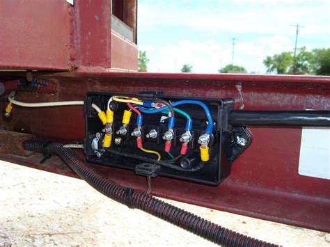 junction box trailer lights|4 wire trailer junction box.